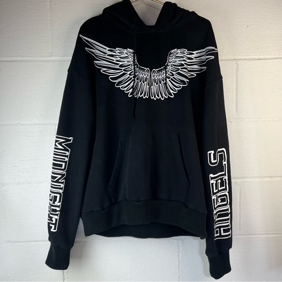 En Noir by Robert Garcia Midnight Angels Hoodie, Large - Picture 3 of 9